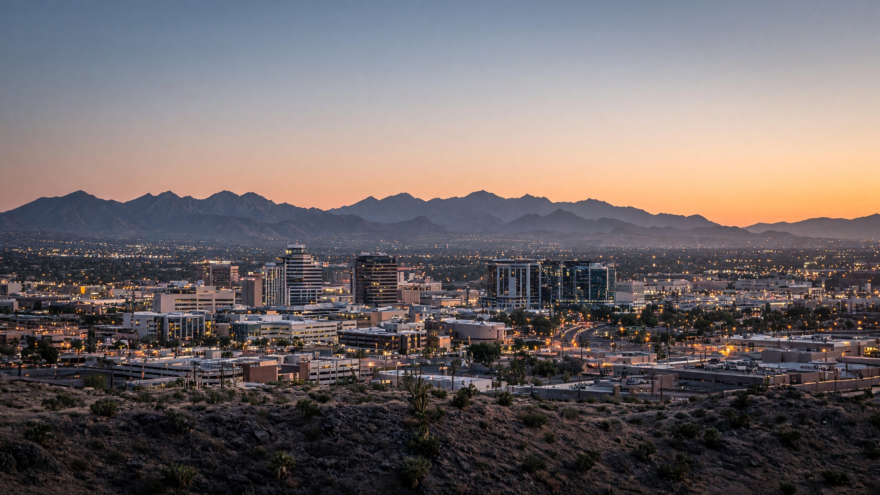 Henderson skyline at dusk