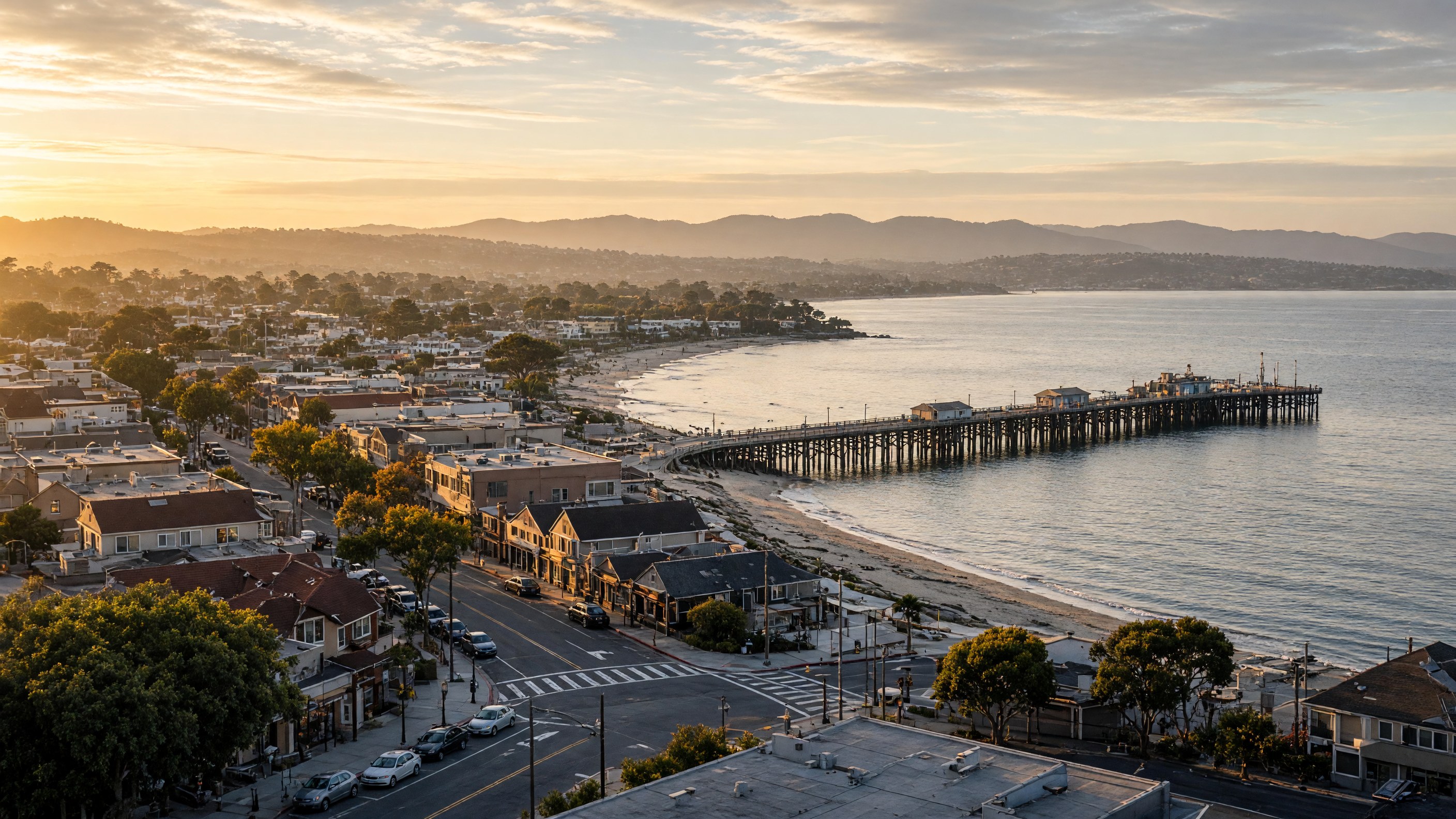 Santa Cruz Wharf, Monterey Bay in Santa Cruz