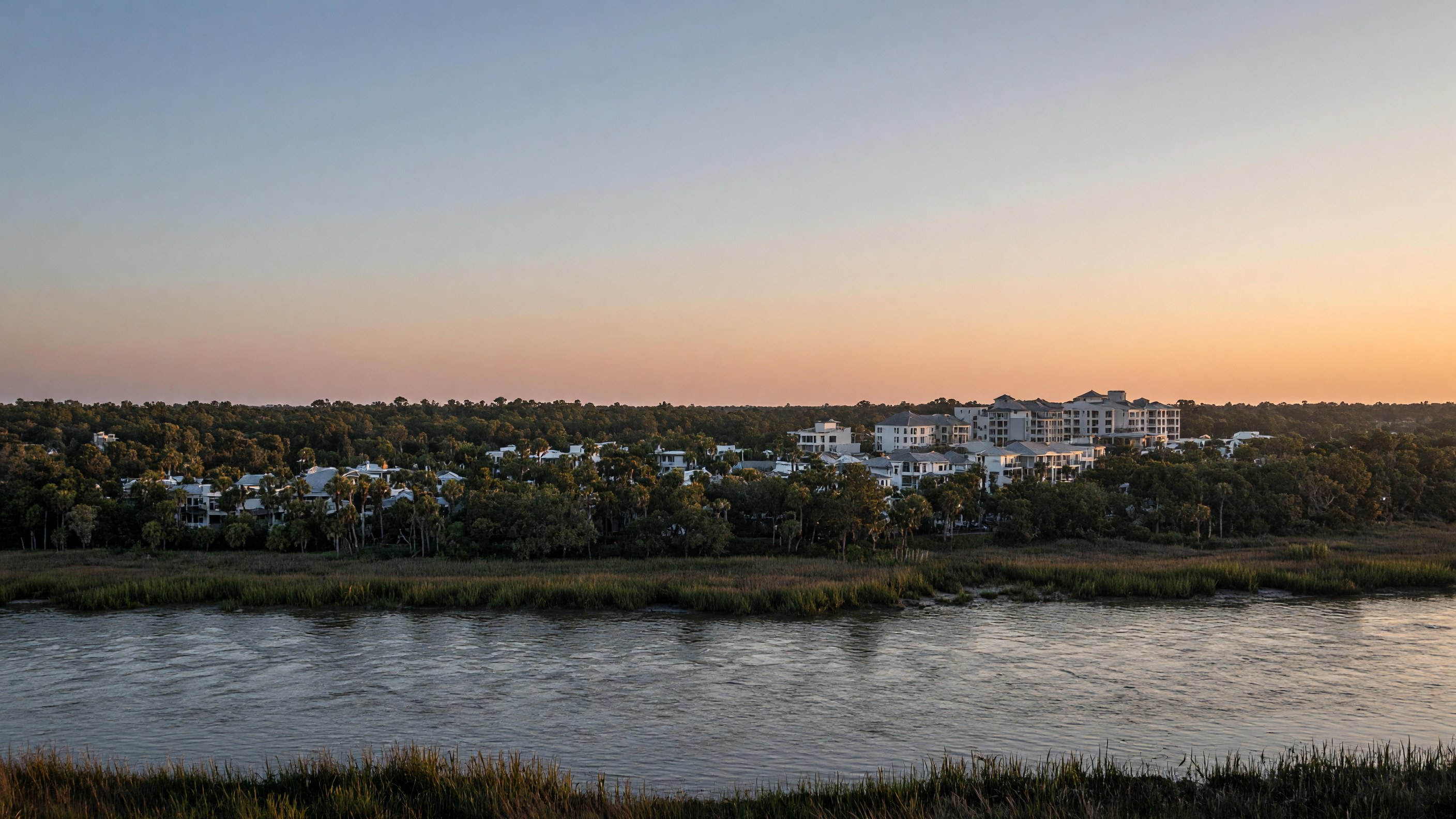 Palm Coast skyline at dusk