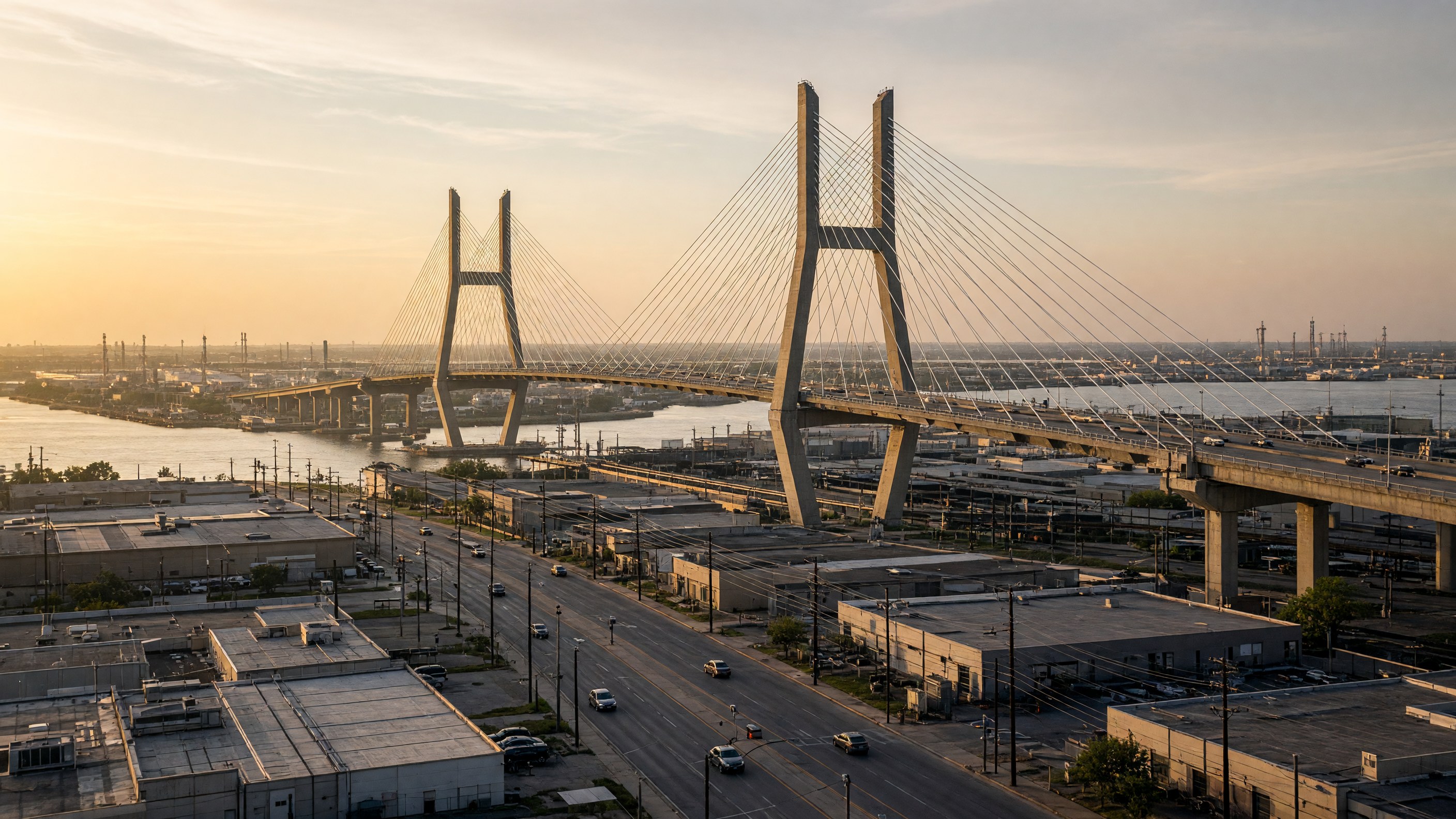 Fred Hartman Bridge in Baytown